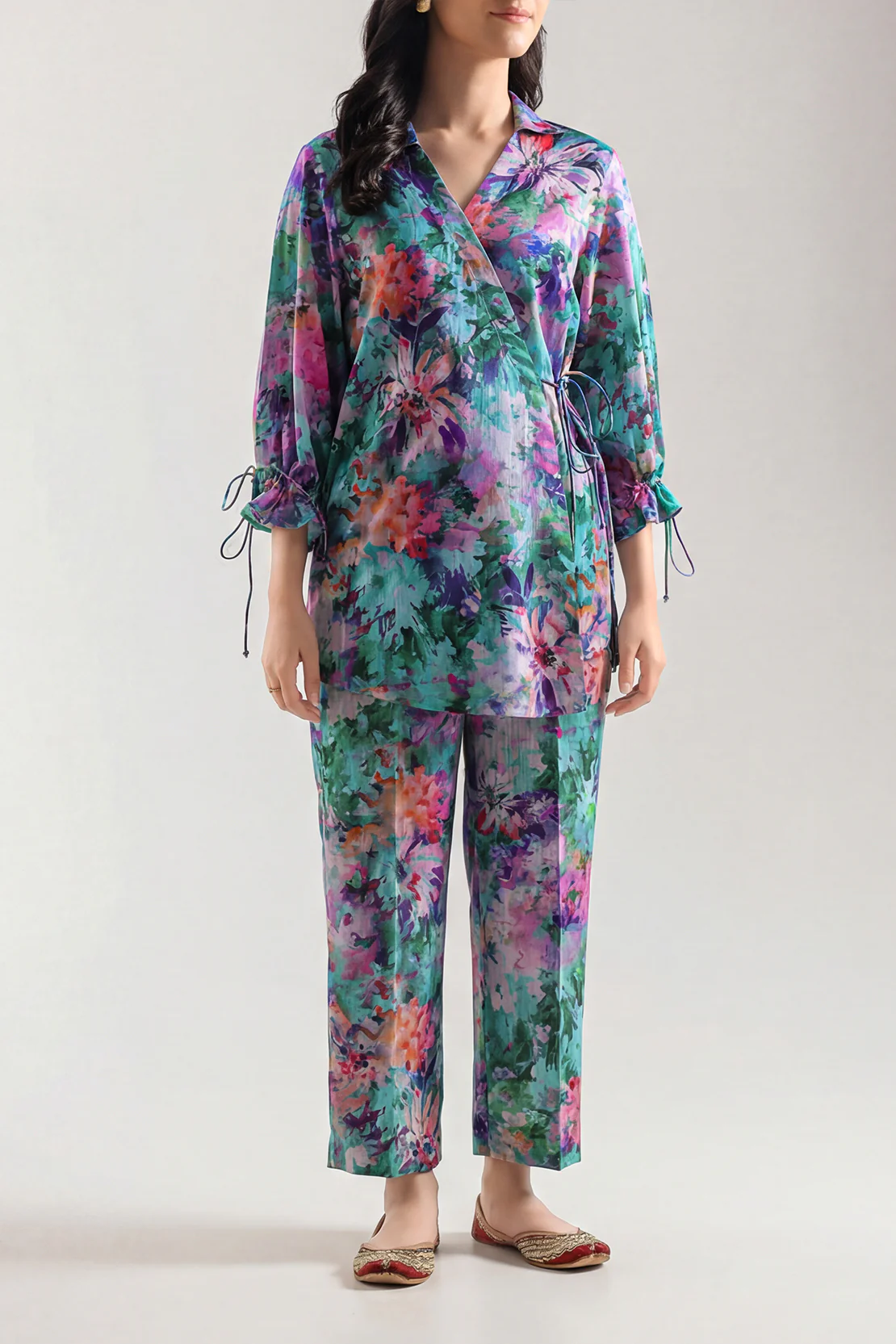 Printed Lawn Stitched 2 Piece (Shirt/Trouser) - Image 2