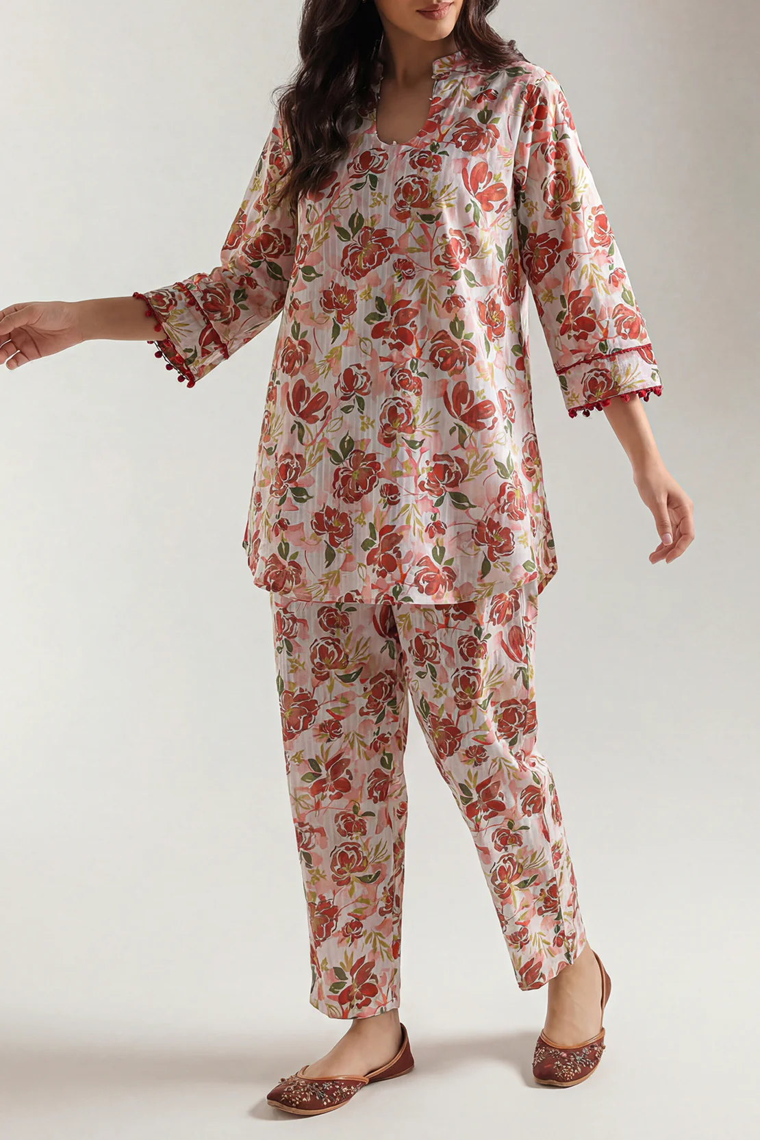 Printed Lawn Stitched 2 Piece (Shirt/Trouser)