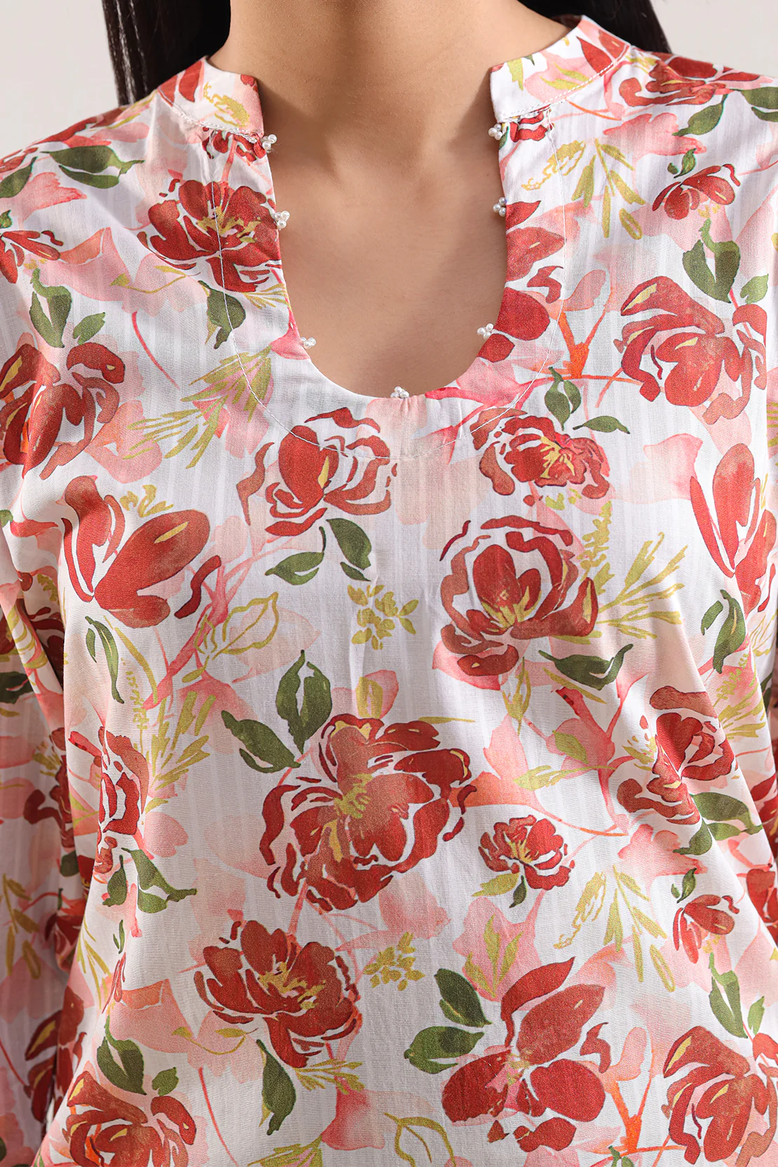 Printed Lawn Stitched 2 Piece (Shirt/Trouser) - Image 5