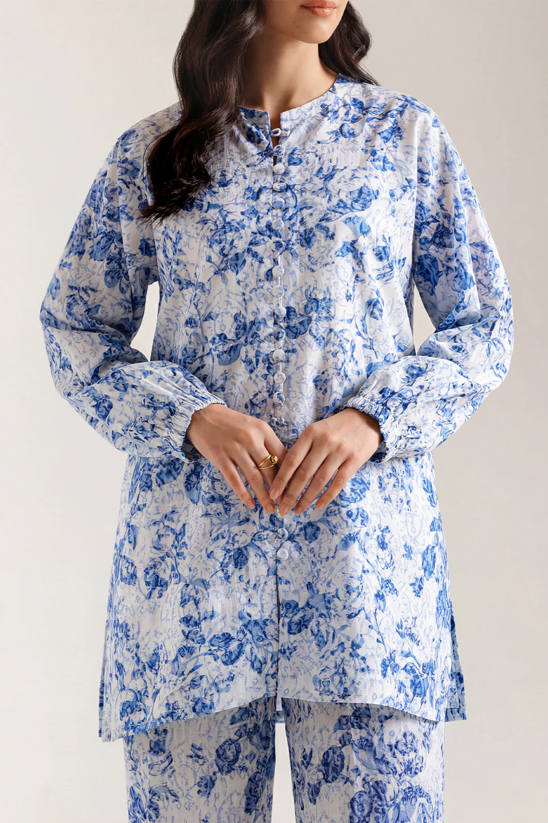Printed Lawn Stitched 2 Piece (Shirt/Trouser) - Image 2