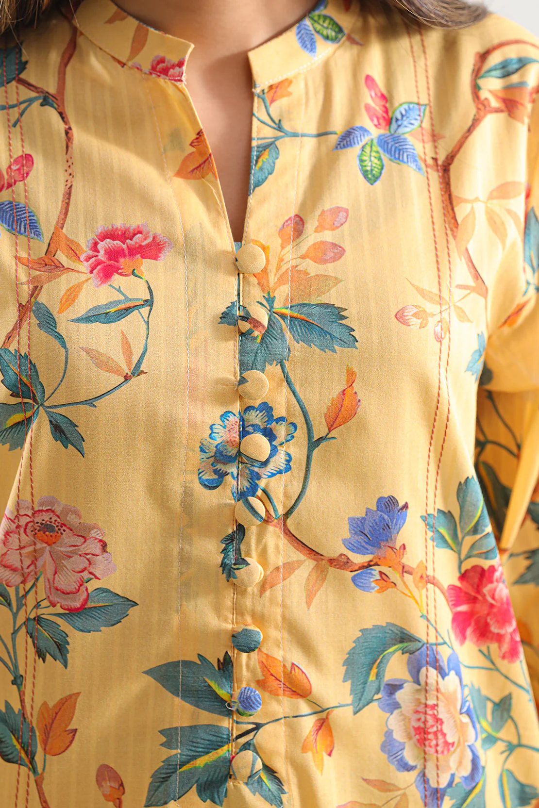 Printed Lawn Stitched 2 Piece (Shirt/Trouser) - Image 5