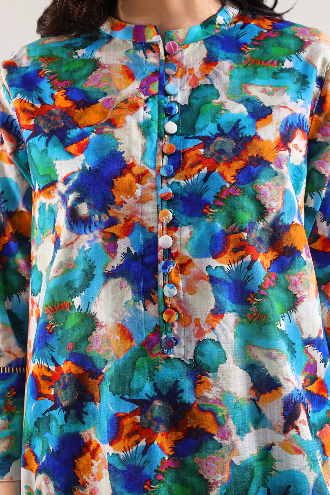 Printed Lawn Stitched 2 Piece (Shirt/Trouser) - Image 3