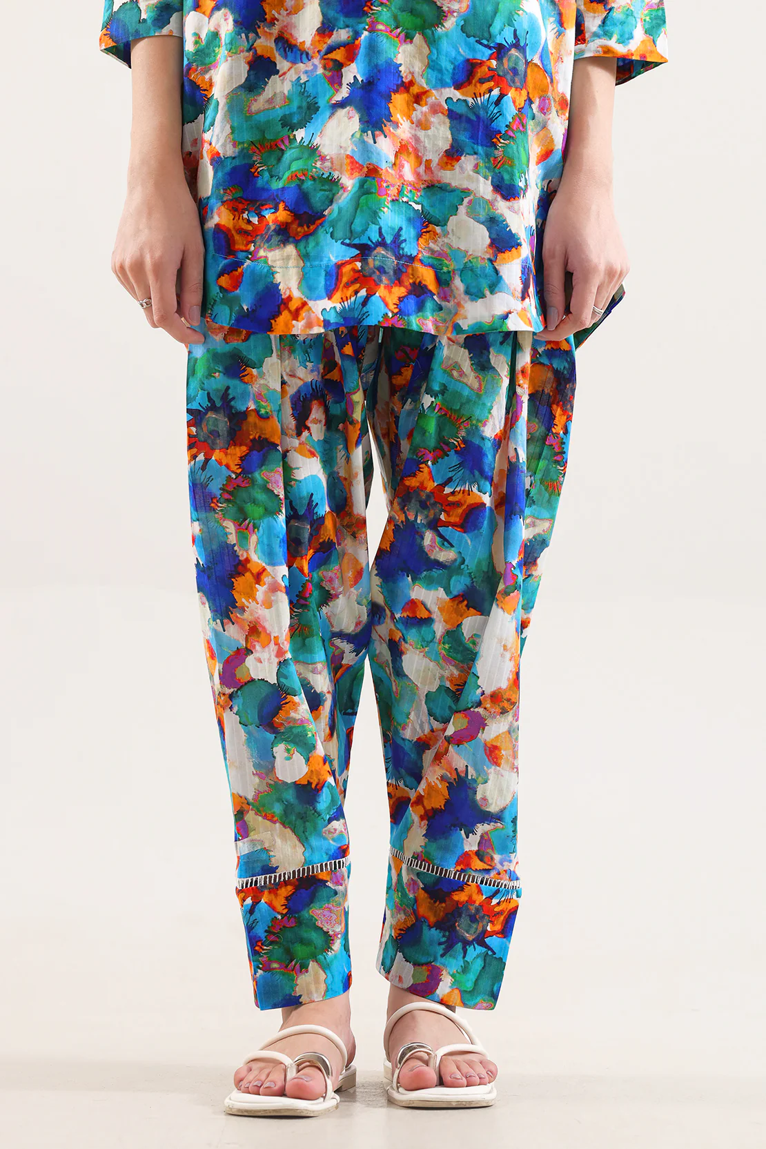 Printed Lawn Stitched 2 Piece (Shirt/Trouser) - Image 5