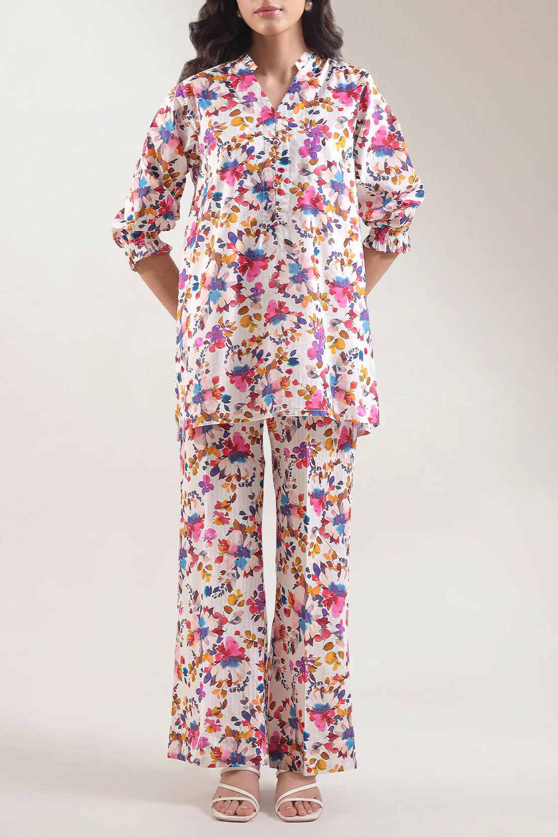 Printed Lawn Stitched 2 Piece (Shirt/Trouser)