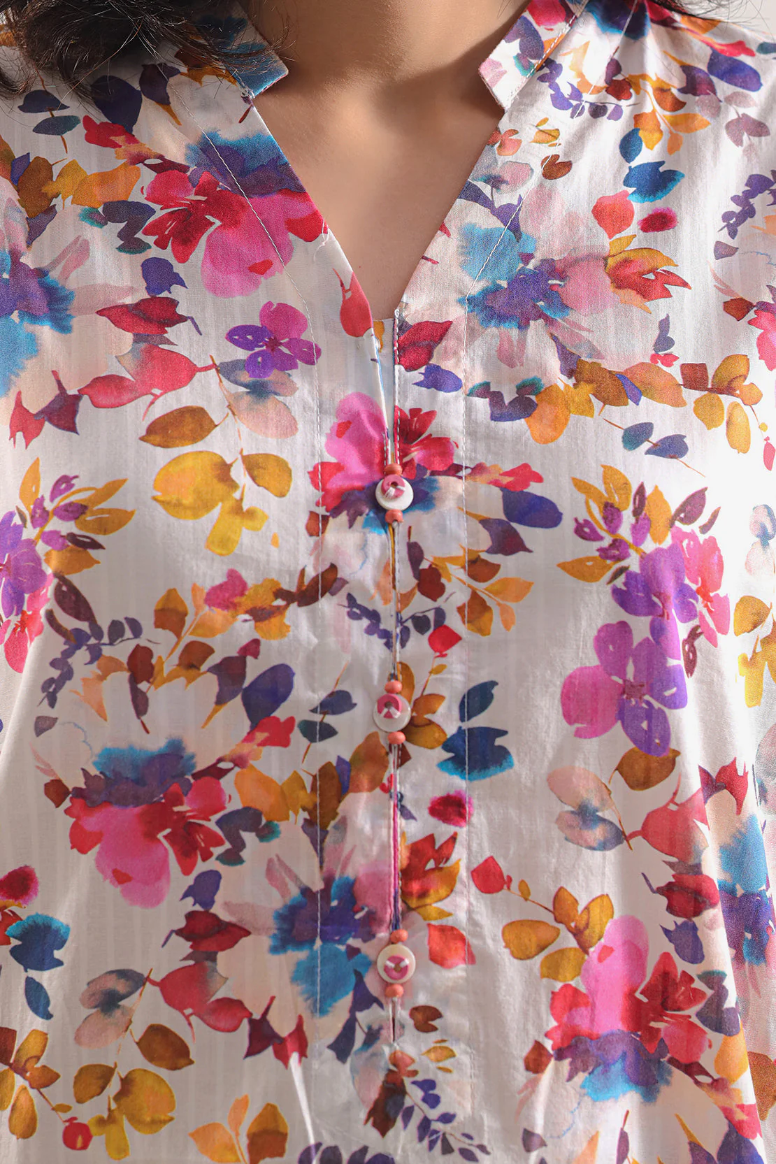 Printed Lawn Stitched 2 Piece (Shirt/Trouser) - Image 4