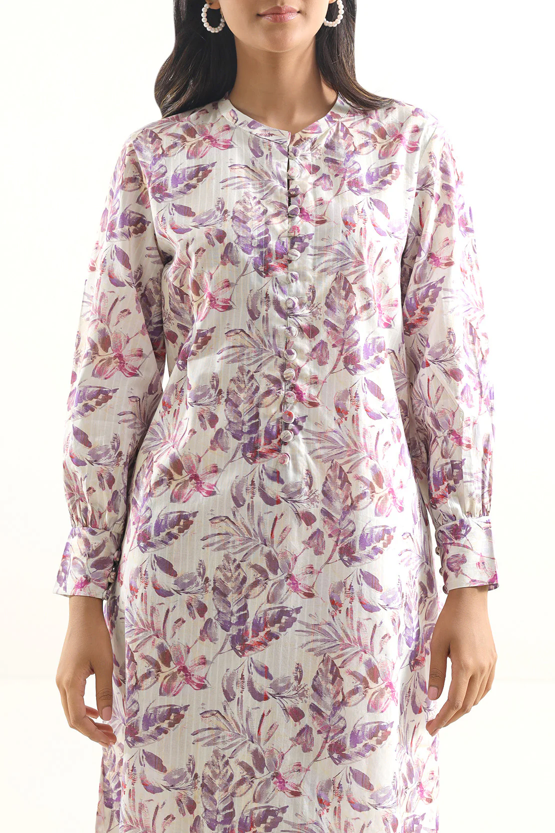 Printed Lawn Stitched 2 Piece (Shirt/Trouser) - Image 3