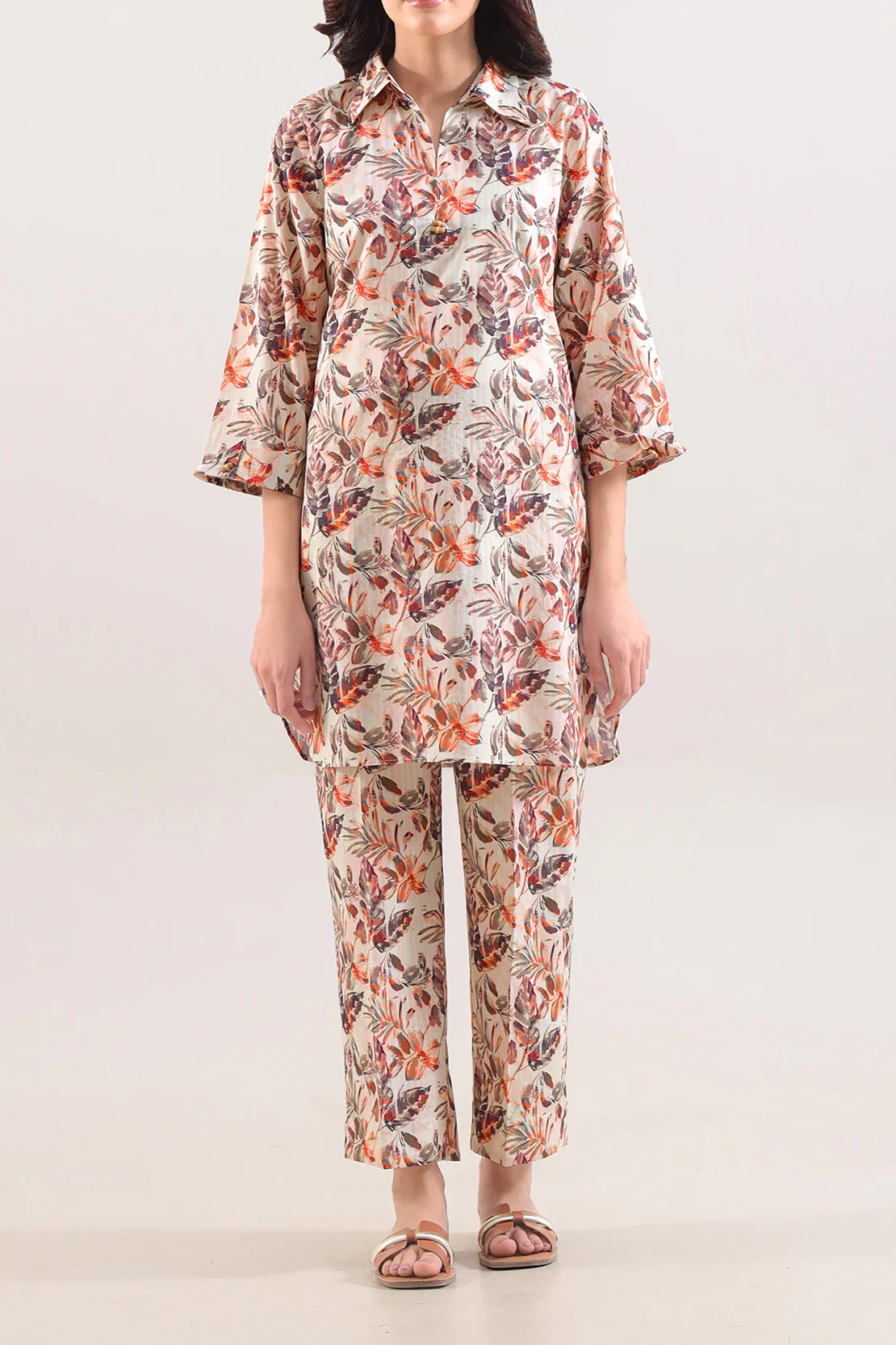 Printed Lawn Stitched 2 Piece (Shirt/Trouser) - Image 3