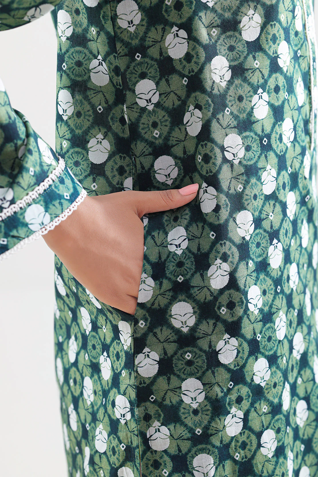 Printed Lawn Stitched 2 Piece (Shirt/Trouser) - Image 5