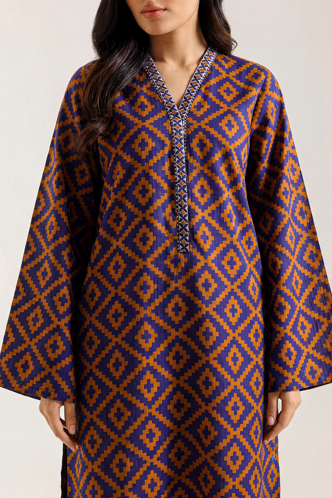 Printed Lawn Stitched 2 Piece (Shirt/Trouser)