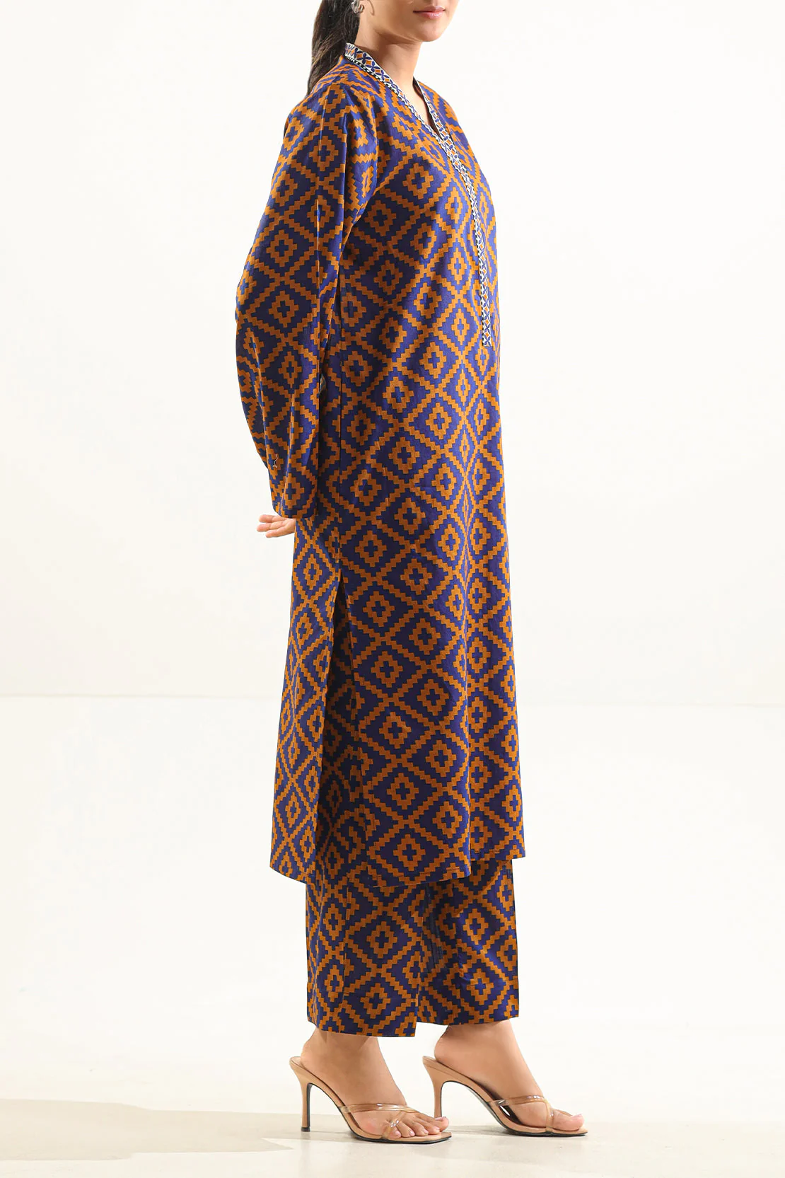 Printed Lawn Stitched 2 Piece (Shirt/Trouser) - Image 3