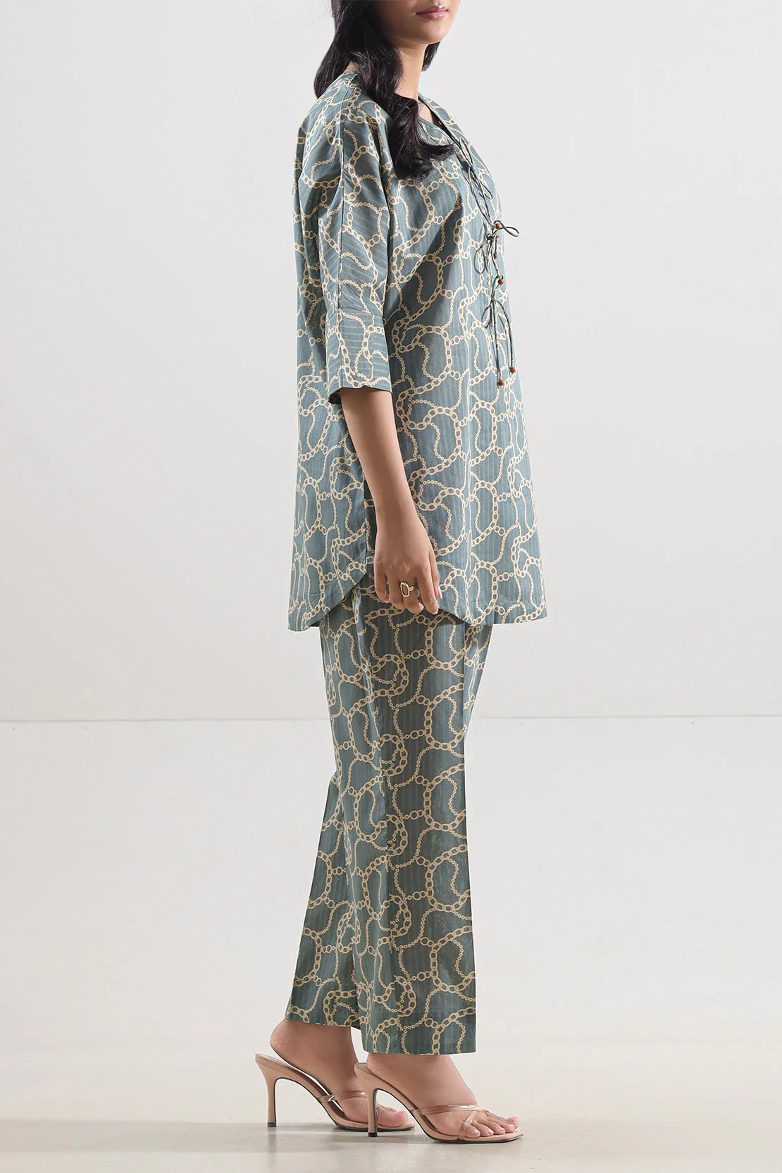 Printed Lawn Stitched 2 Piece (Shirt/Trouser) - Image 3