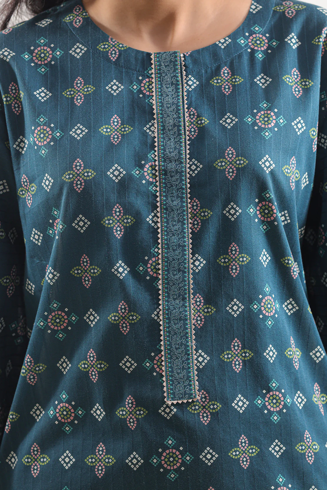 Printed Lawn Stitched 2 Piece (Shirt/Trouser) - Image 5