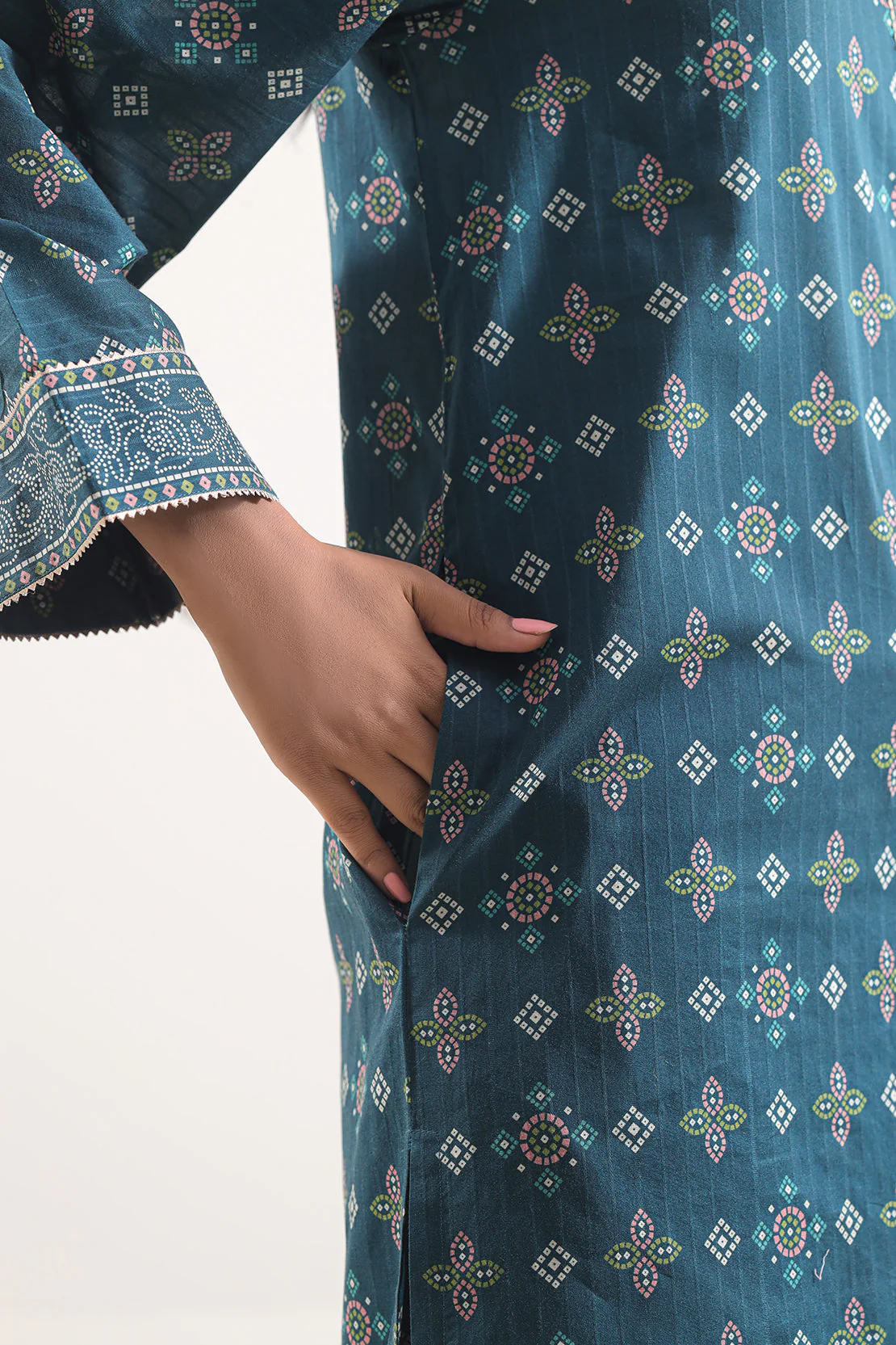 Printed Lawn Stitched 2 Piece (Shirt/Trouser) - Image 6