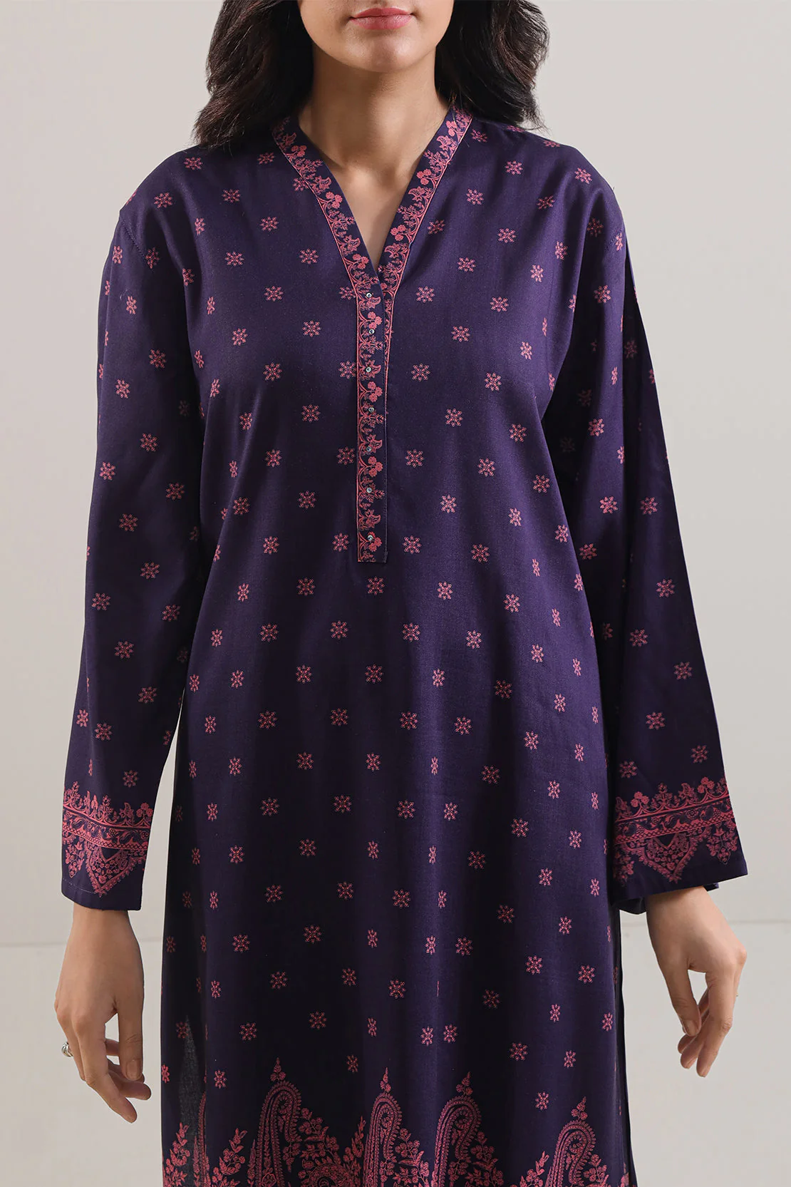 Printed Lawn Stitched 2 Piece (Shirt/Trouser) - Image 3