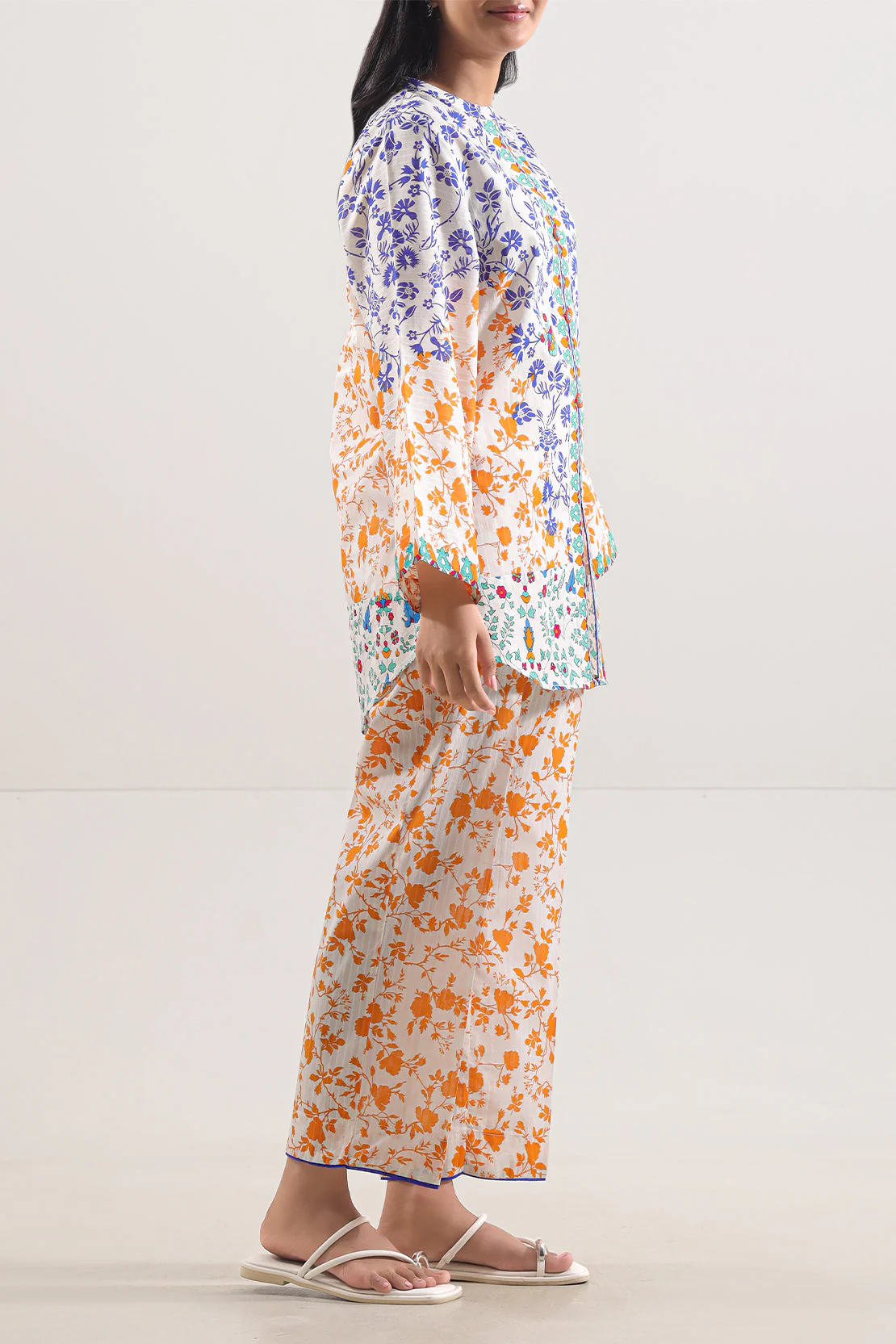 Printed Lawn Stitched 2 Piece (Shirt/Trouser) - Image 3