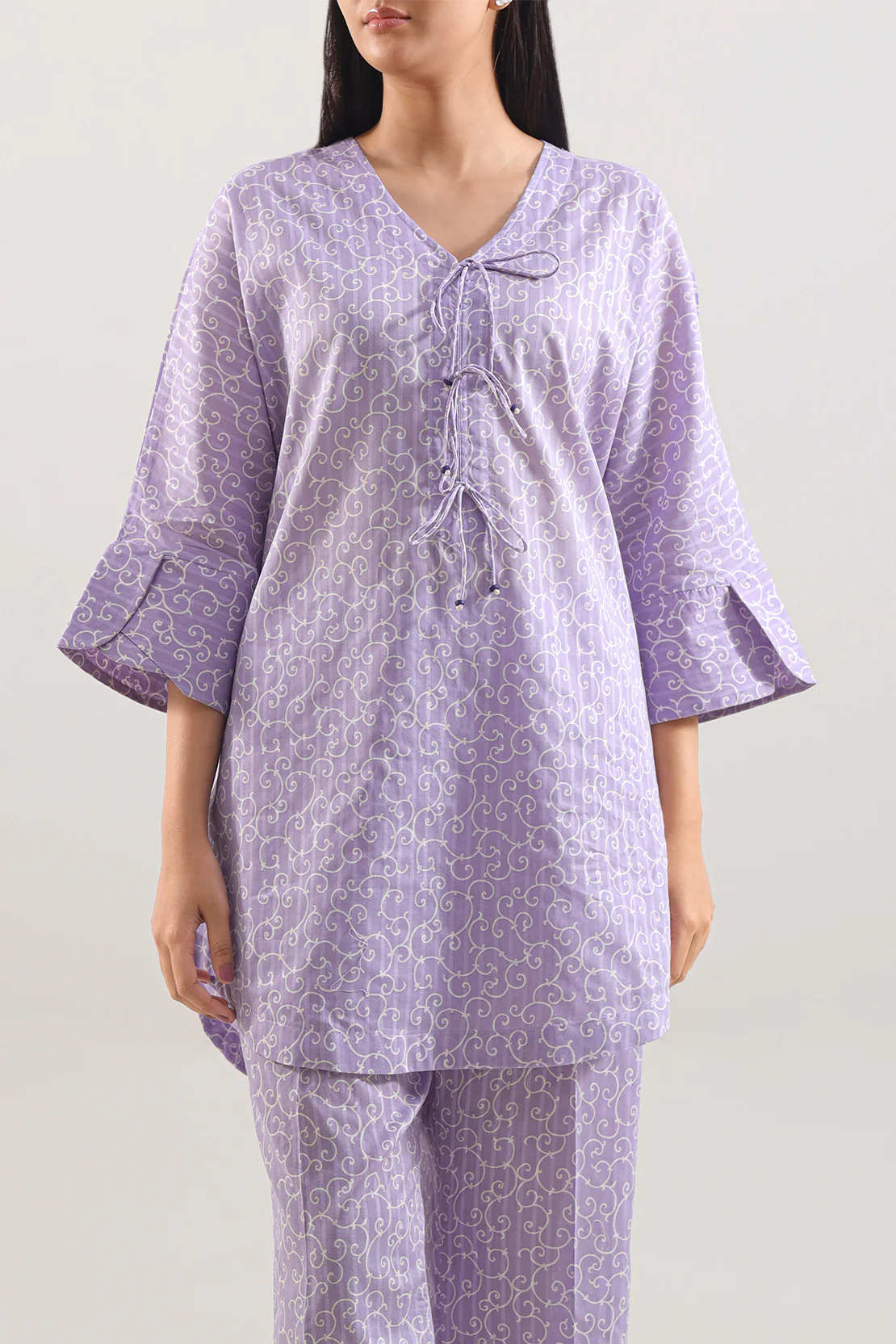 Printed Lawn Stitched 2 Piece (Shirt/Trouser) - Image 3