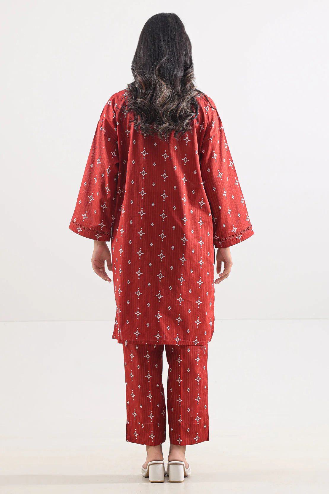 Printed Lawn Stitched 2 Piece (Shirt/Trouser) - Image 4