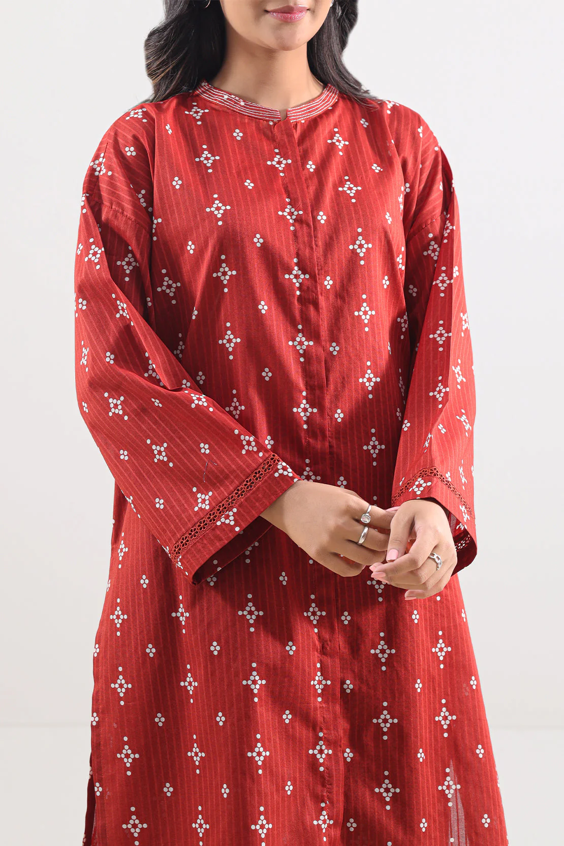 Printed Lawn Stitched 2 Piece (Shirt/Trouser) - Image 5