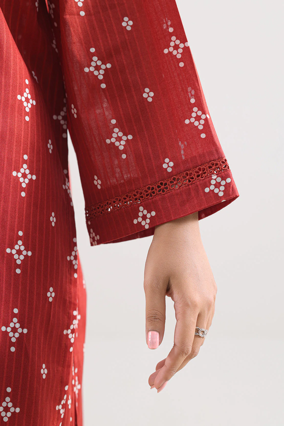 Printed Lawn Stitched 2 Piece (Shirt/Trouser) - Image 7