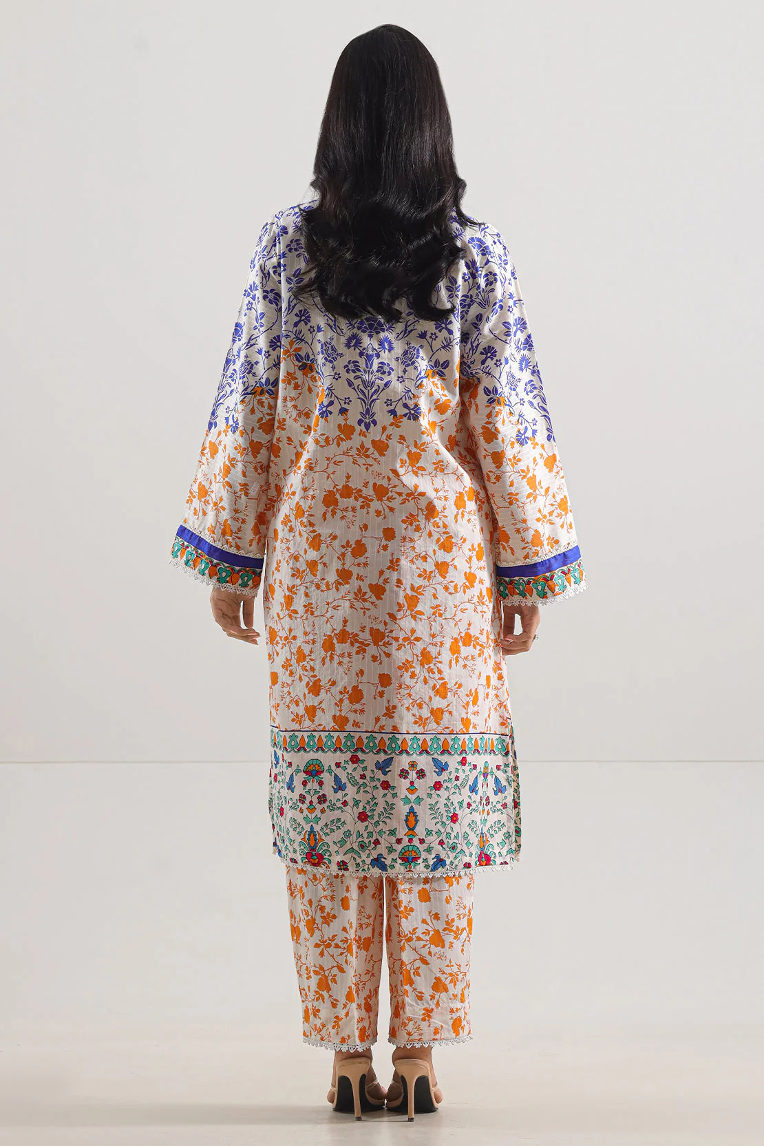 Printed Lawn Stitched 2 Piece (Shirt/Trouser) - Image 3