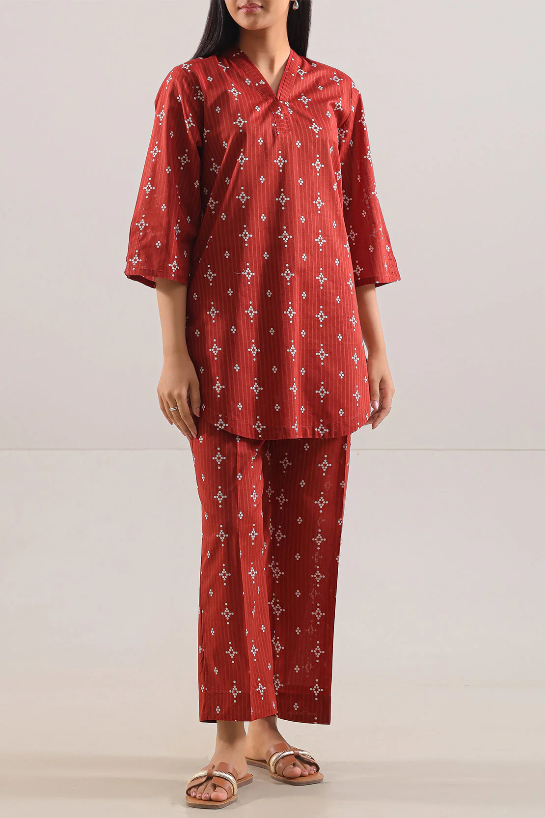 Printed Lawn Stitched 2 Piece (Shirt/Trouser)