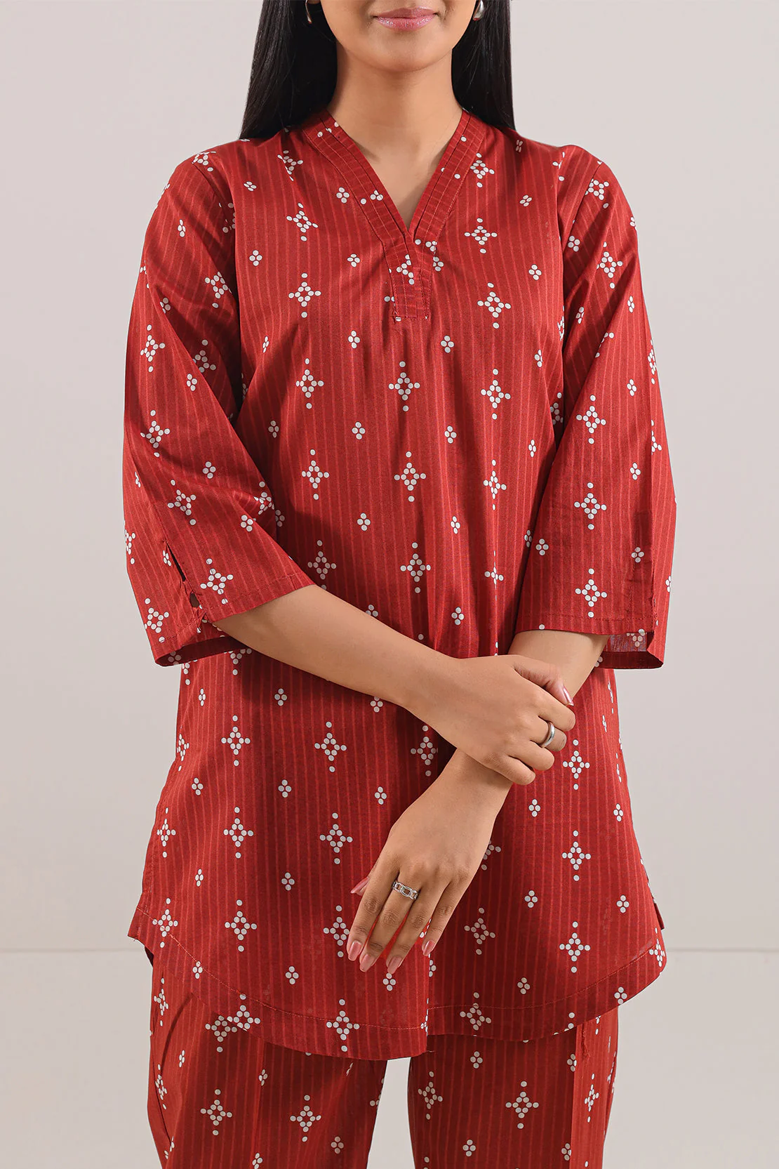 Printed Lawn Stitched 2 Piece (Shirt/Trouser) - Image 2