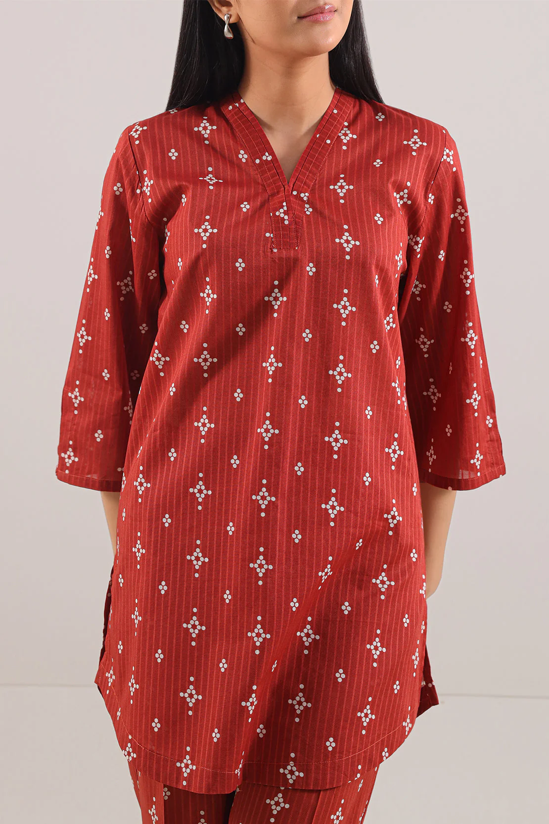 Printed Lawn Stitched 2 Piece (Shirt/Trouser) - Image 4