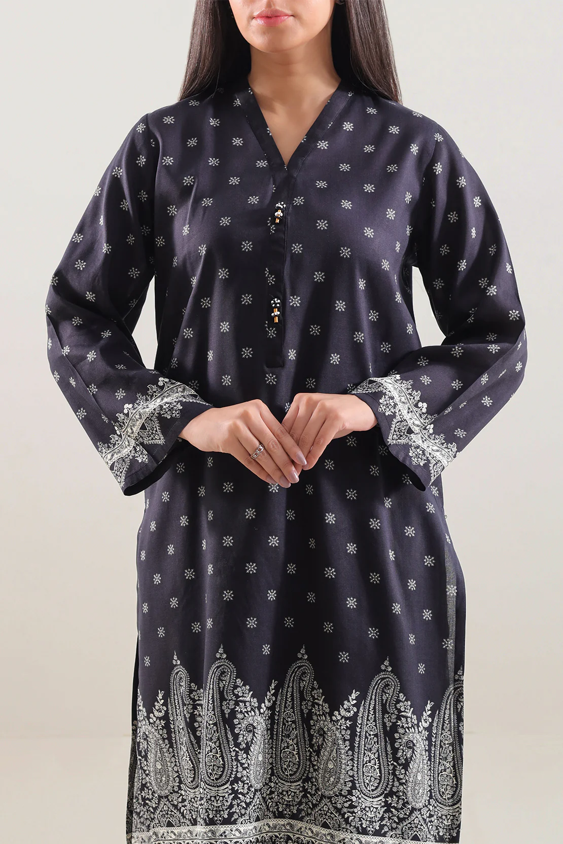 Printed Lawn Stitched 2 Piece (Shirt/Trouser) - Image 2