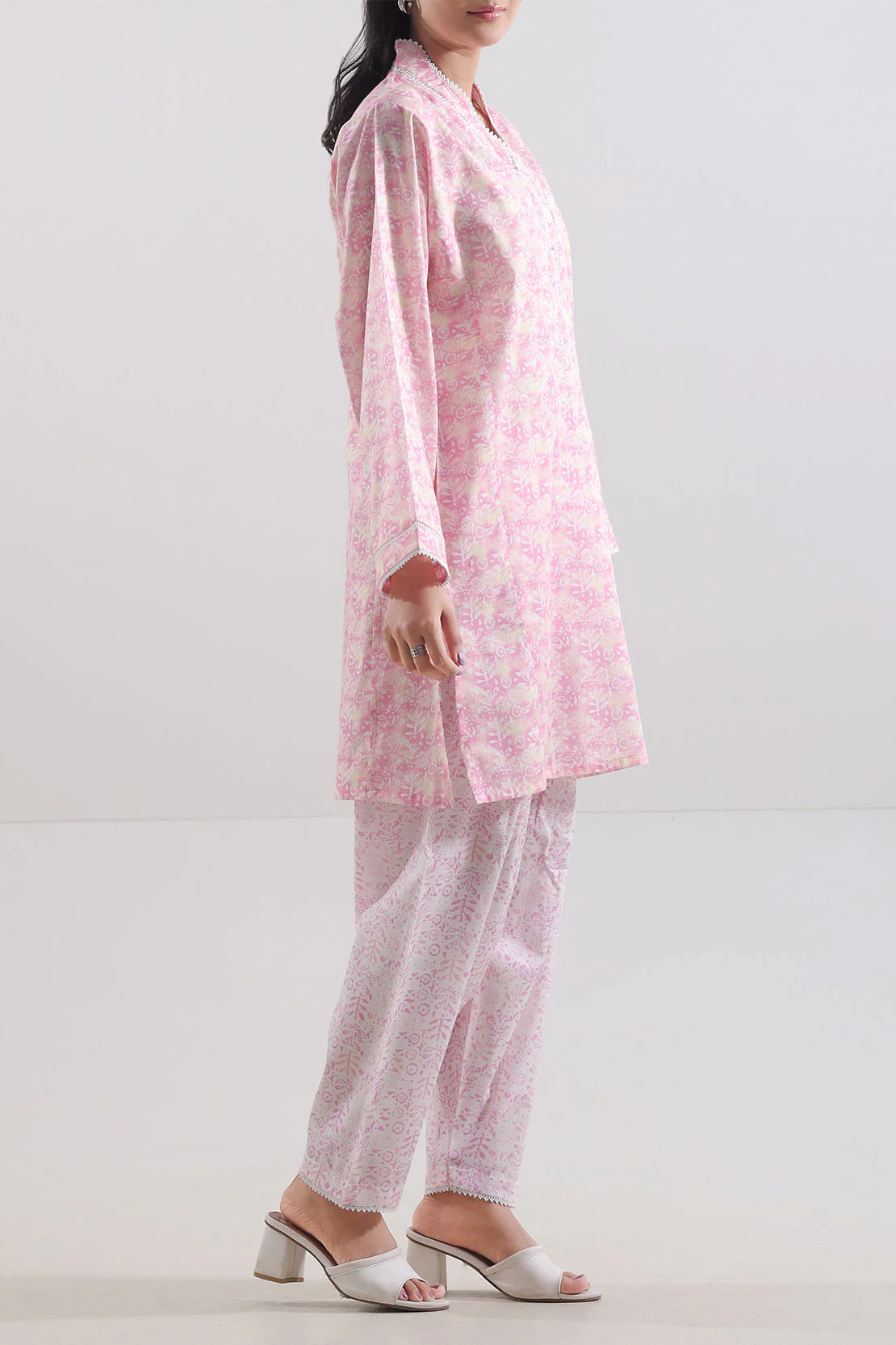 Printed Lawn Stitched 2 Piece (Shirt/Trouser) - Image 2
