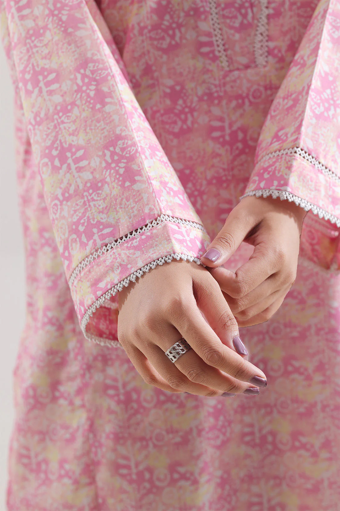 Printed Lawn Stitched 2 Piece (Shirt/Trouser) - Image 5