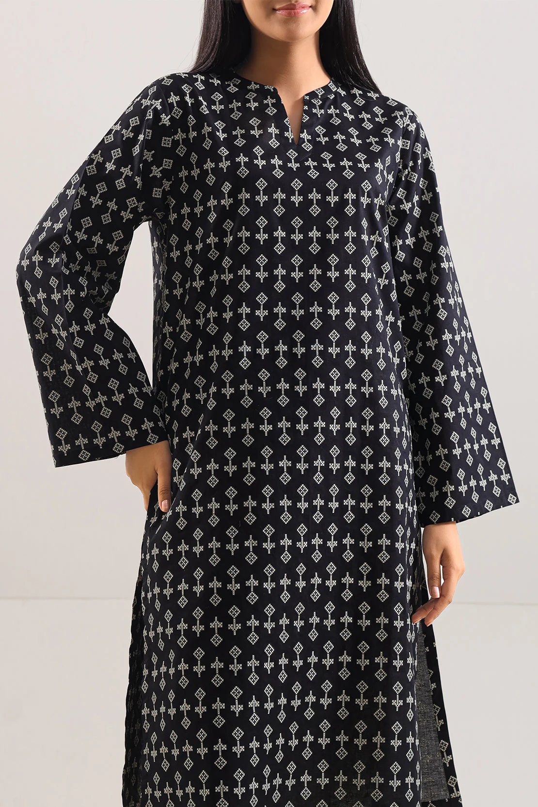Printed Lawn Stitched 2 Piece (Shirt/Trouser) - Image 3