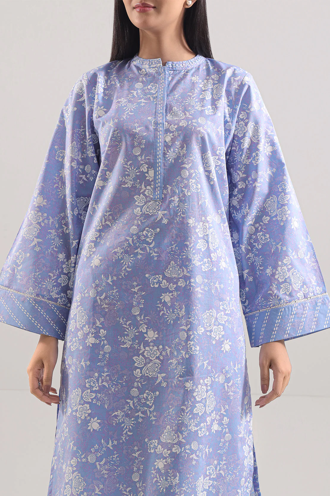 Printed Lawn Stitched 2 Piece (Shirt/Trouser) - Image 2