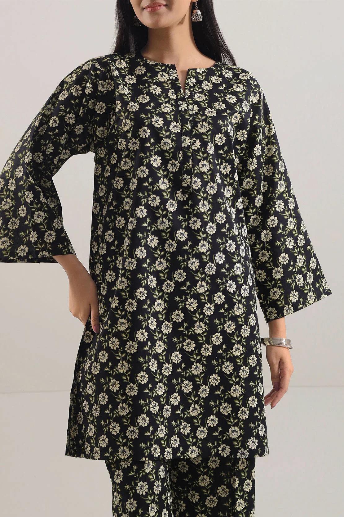 Printed Lawn Stitched 2 Piece (Shirt/Trouser) - Image 3