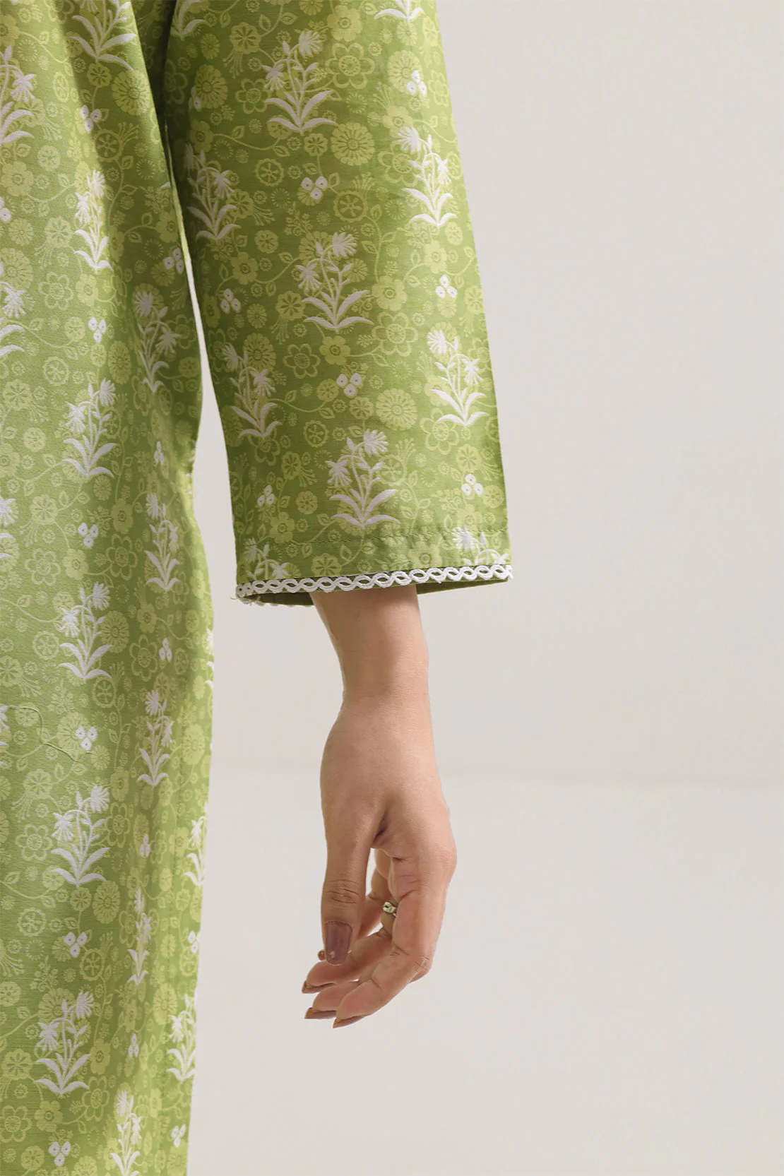 Printed Lawn Stitched 2 Piece (Shirt/Trouser) - Image 4