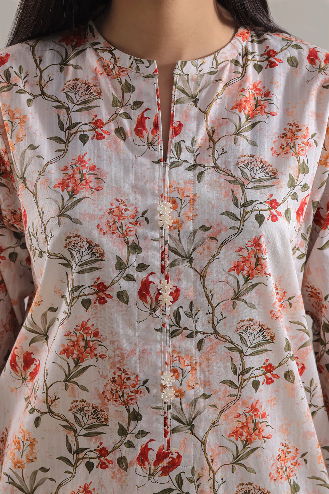 Printed Lawn Stitched 2 Piece (Shirt/Trouser) - Image 4