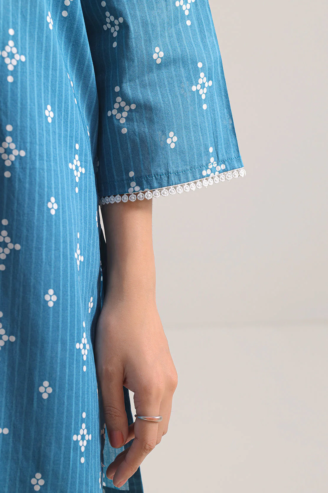 Printed Lawn Stitched 2 Piece (Shirt/Trouser) - Image 5