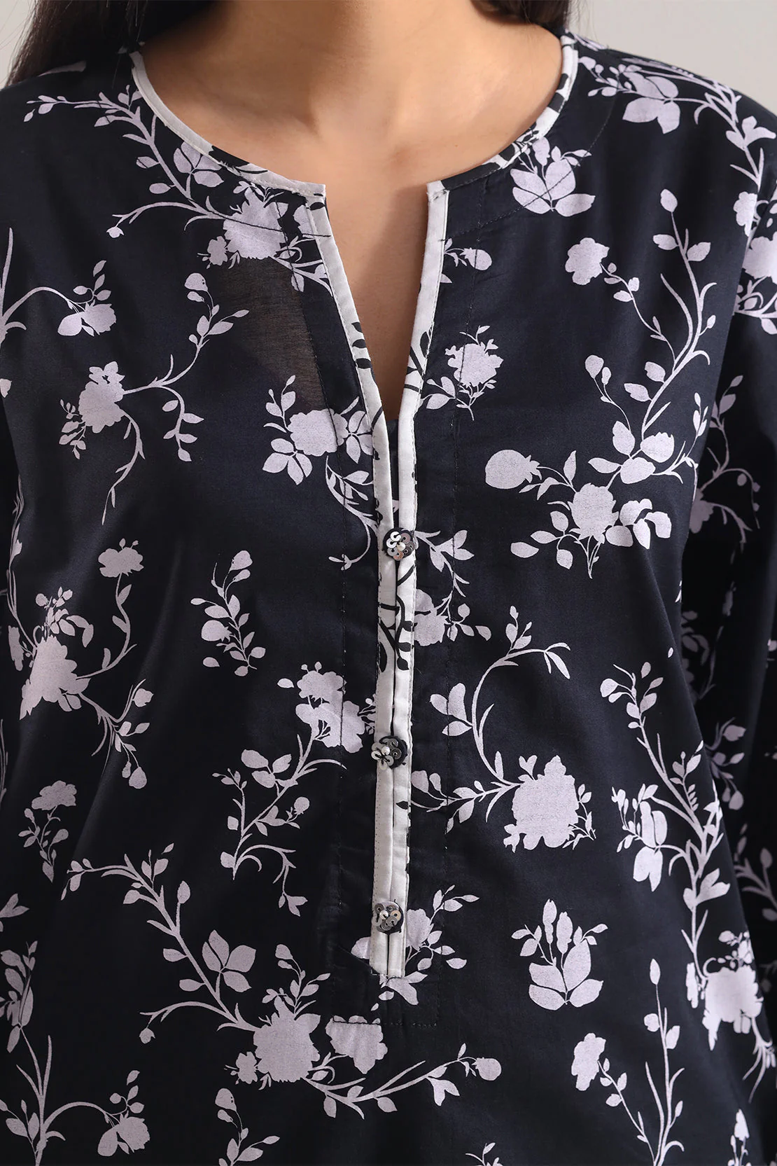 Printed Lawn Stitched 2 Piece (Shirt/Trouser) - Image 5