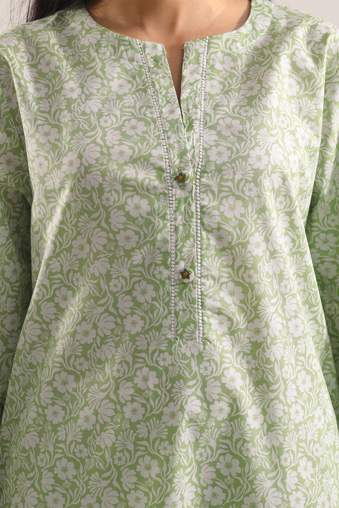 Printed Lawn Stitched 2 Piece (Shirt/Trouser) - Image 4
