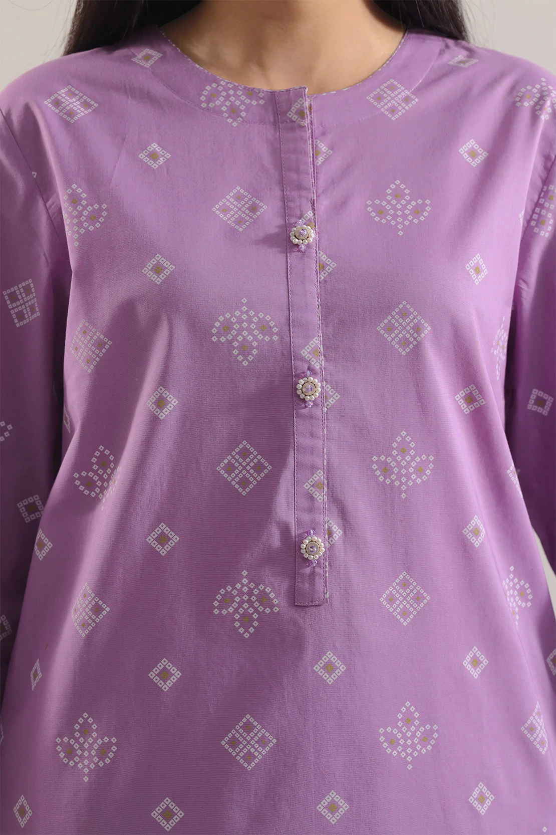 Printed Lawn Stitched 2 Piece (Shirt/Trouser) - Image 4