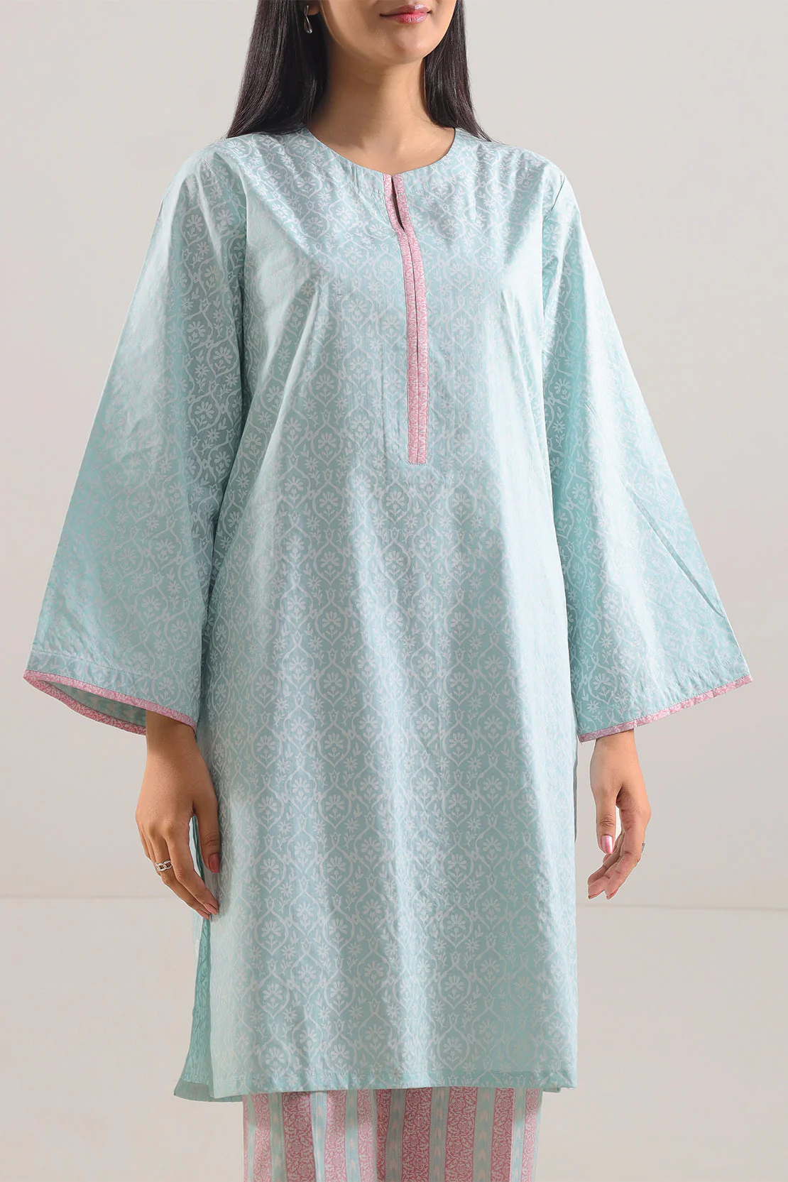 Printed Lawn Stitched 2 Piece (Shirt/Trouser) - Image 4