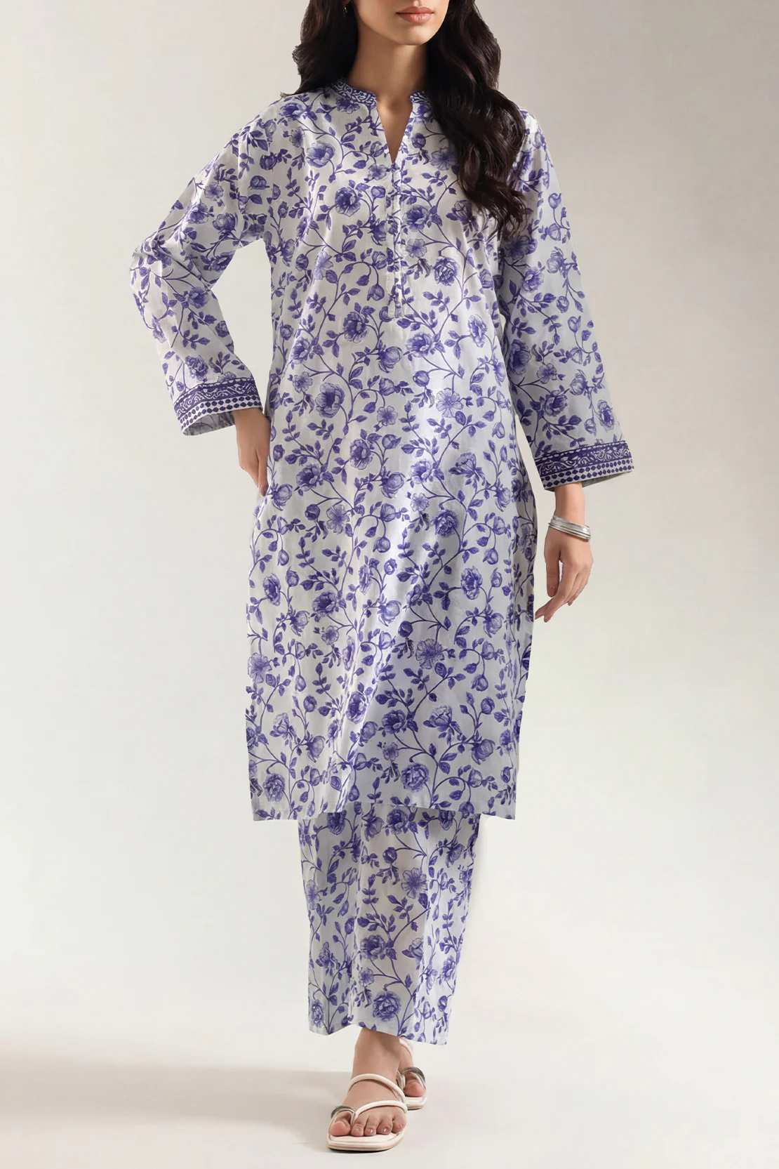 Printed Lawn Stitched 2 Piece (Shirt/Trouser)
