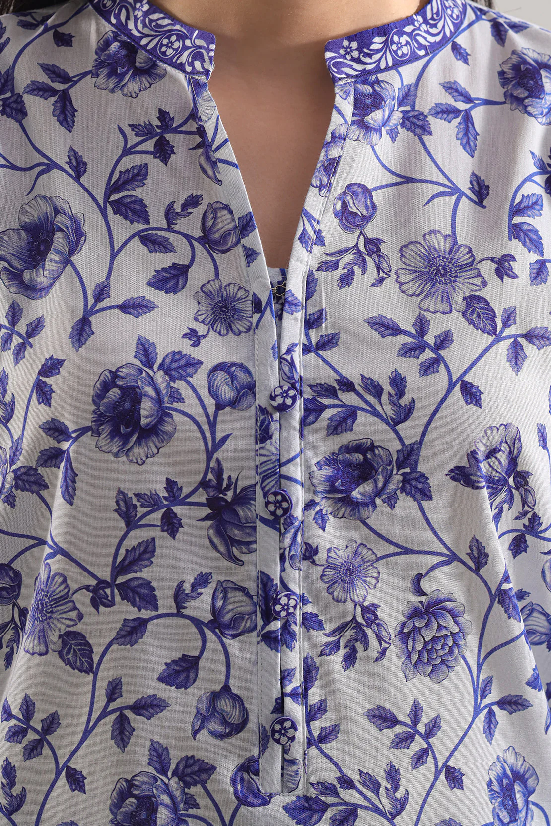 Printed Lawn Stitched 2 Piece (Shirt/Trouser) - Image 3