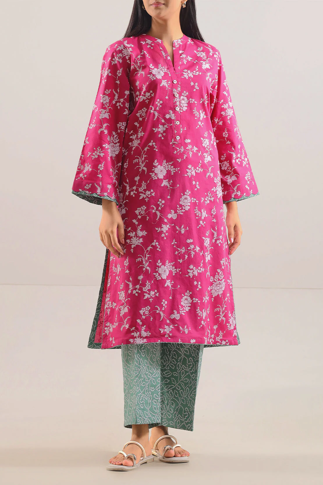 Printed Lawn Stitched 2 Piece (Shirt/Trouser)