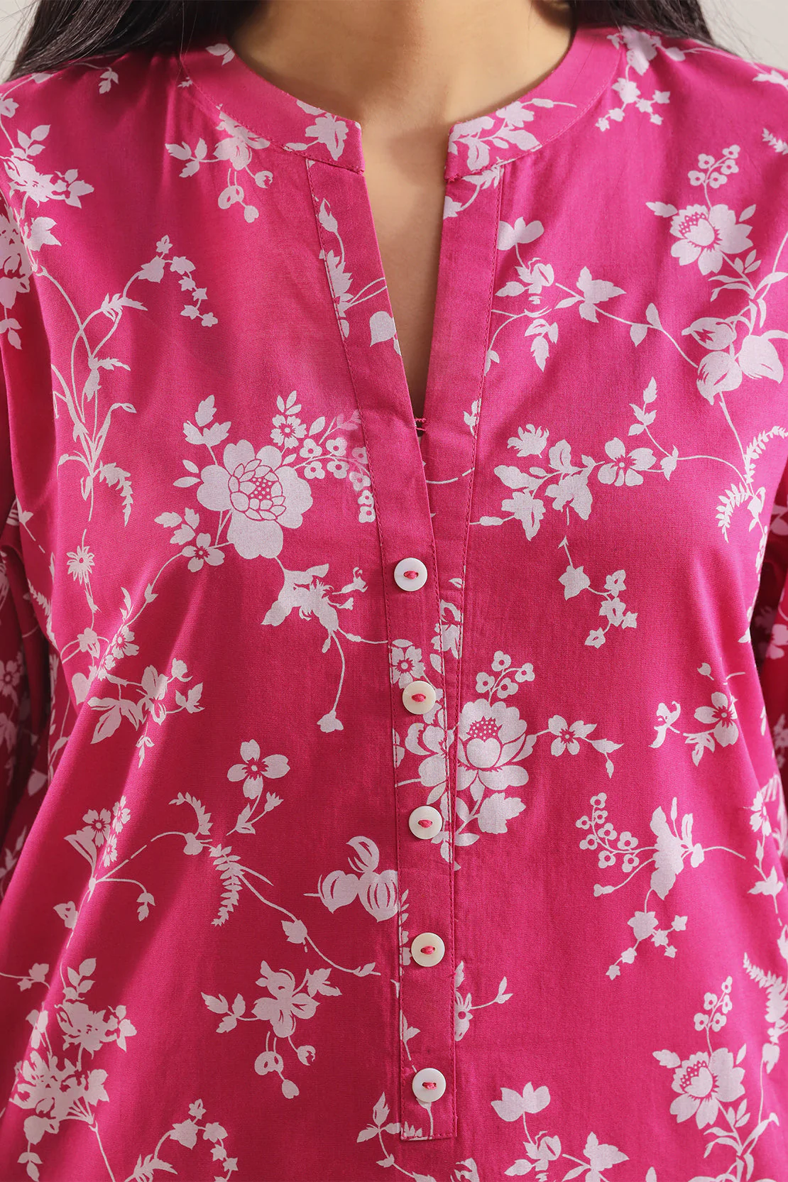 Printed Lawn Stitched 2 Piece (Shirt/Trouser) - Image 4