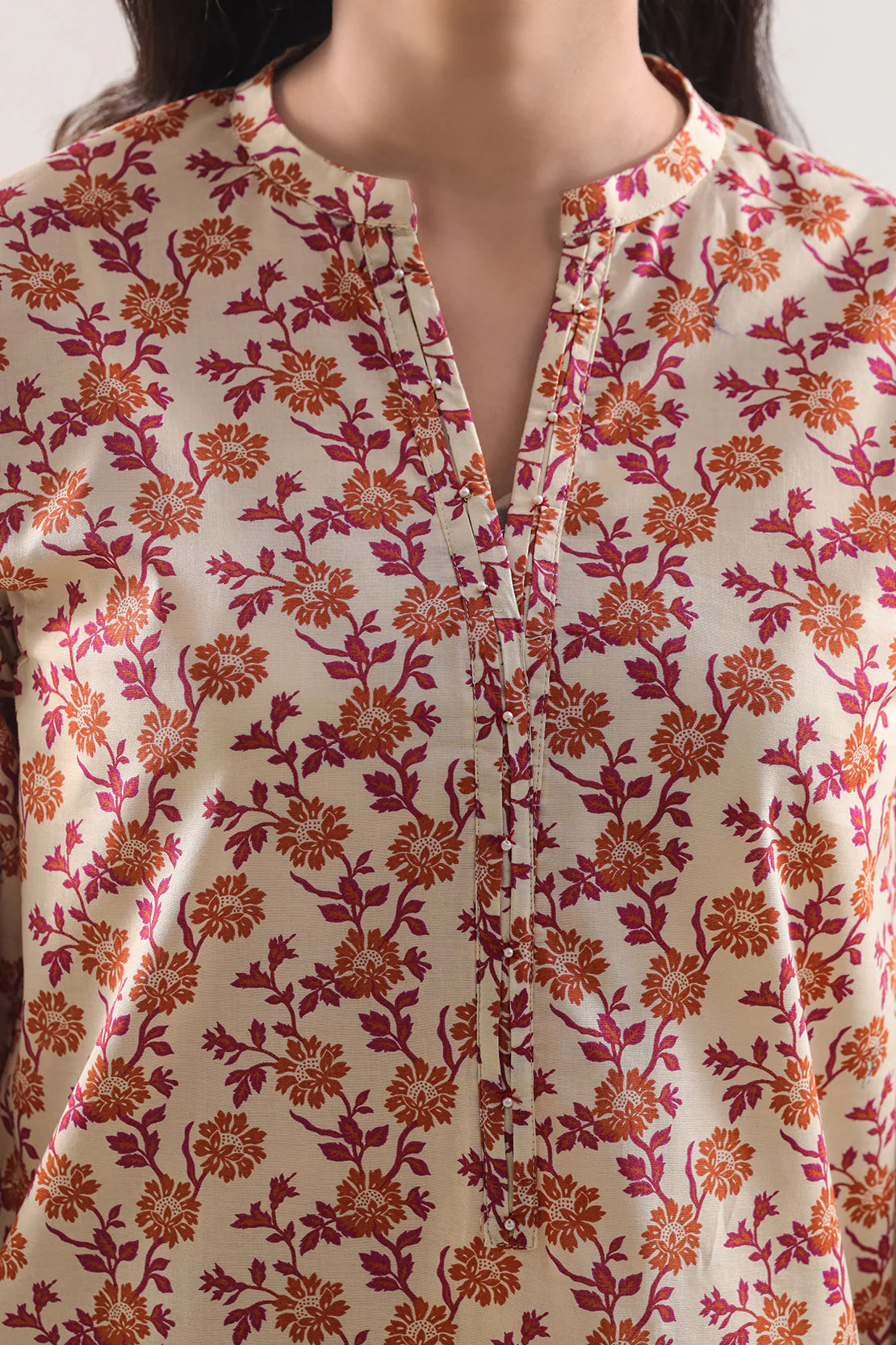 Printed Lawn Stitched 2 Piece (Shirt/Trouser) - Image 3
