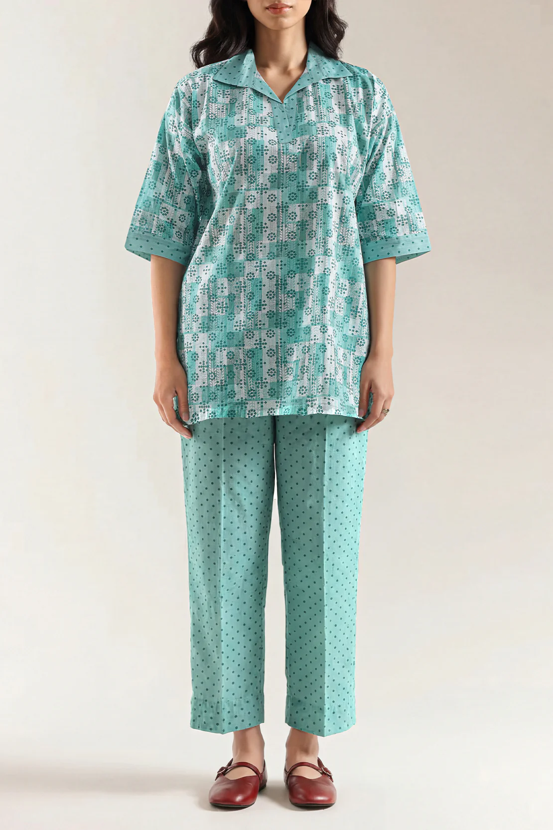 Printed Lawn Stitched 2 Piece (Shirt/Trouser)