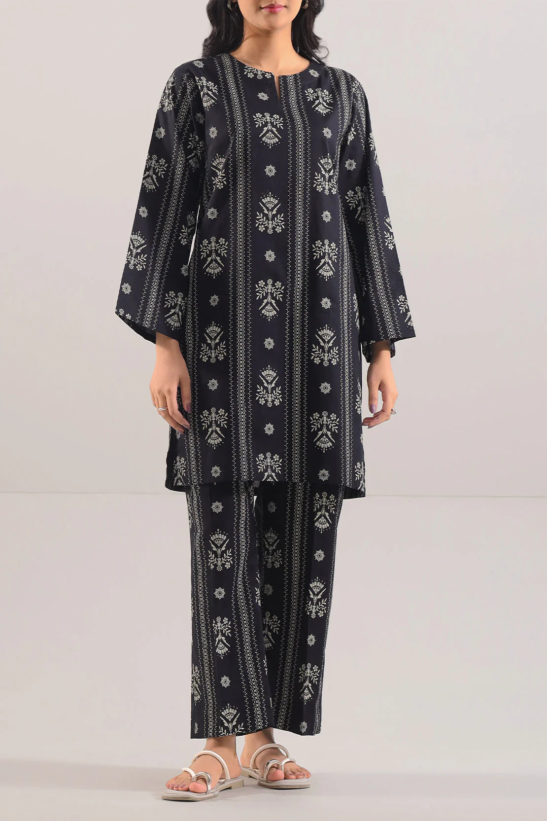 Printed Lawn Stitched 2 Piece (Shirt/Trouser)