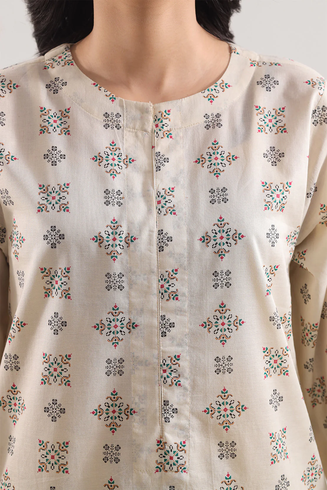 Printed Lawn Stitched 2 Piece (Shirt/Trouser) - Image 4