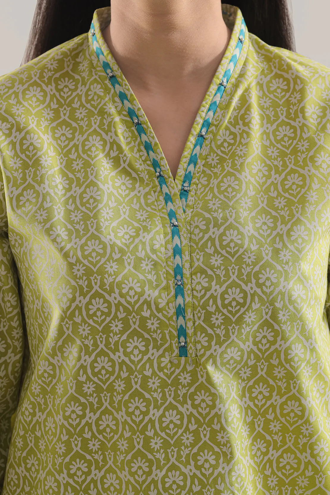 Printed Lawn Stitched 2 Piece (Shirt/Trouser) - Image 4