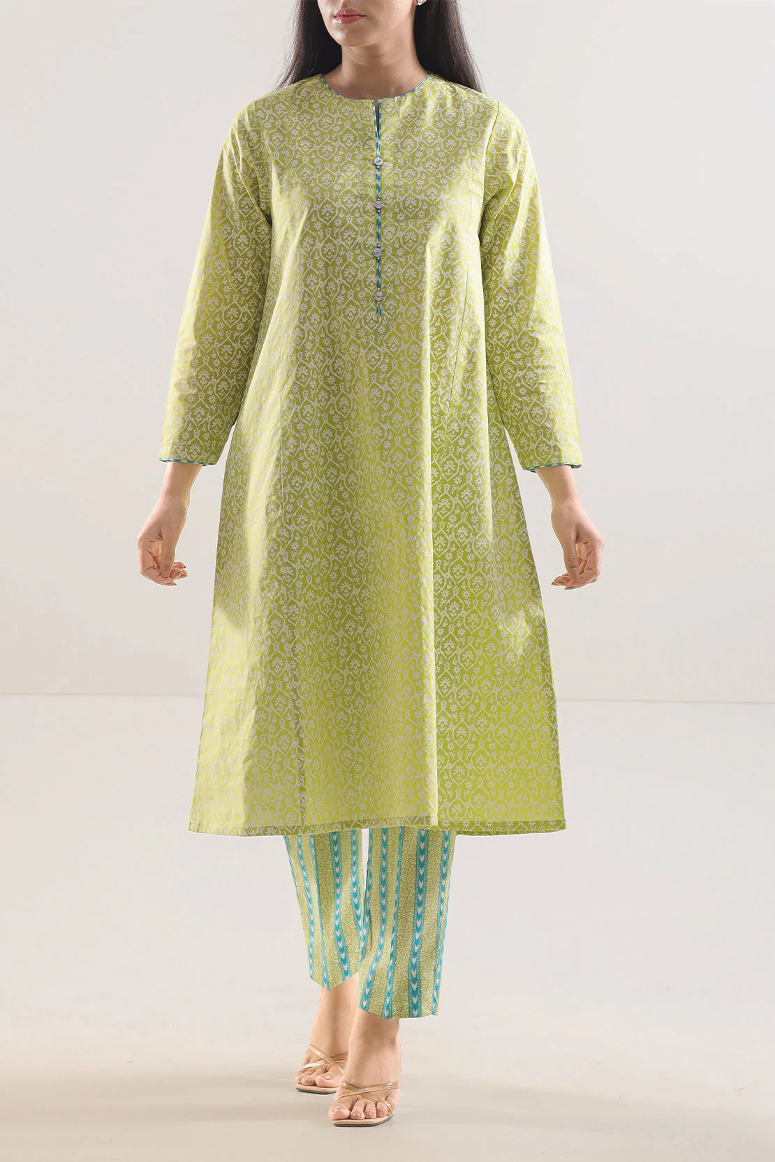 Printed Lawn Stitched 2 Piece (Shirt/Trouser)